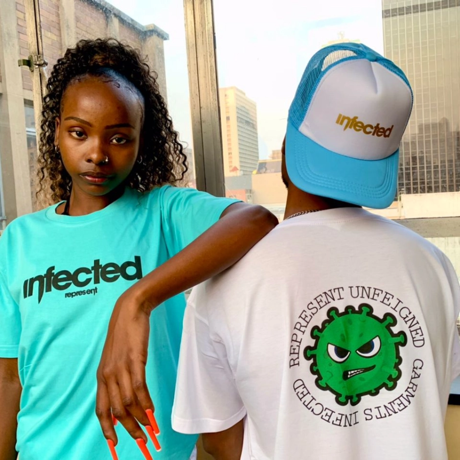 Product image for Infected Represent Garments Germ Logo Infectedrep Tees, Clothing Boutique in Gauteng,  Women's Fashion,  Trendy Clothes, best clothing brands in south africa,  Designer Clothing,  Infected Represent Garments Clothing Boutique Infected Infectedrep, best clothing brand durban. Infected Represent Garments is located in Gauteng.