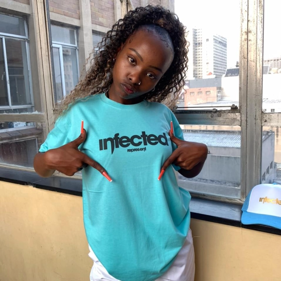 Thumb Image number 2 for Product image for Infected Represent Garments Germ Logo Infectedrep Tees, Clothing Boutique in Gauteng,  Women's Fashion,  Trendy Clothes, best clothing brands in south africa,  Designer Clothing,  Infected Represent Garments Clothing Boutique Infected Infectedrep, best clothing brand durban. Infected Represent Garments is located in Gauteng.